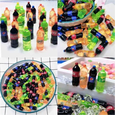 Miniature Simulated Beverage Bottles (10 pc)